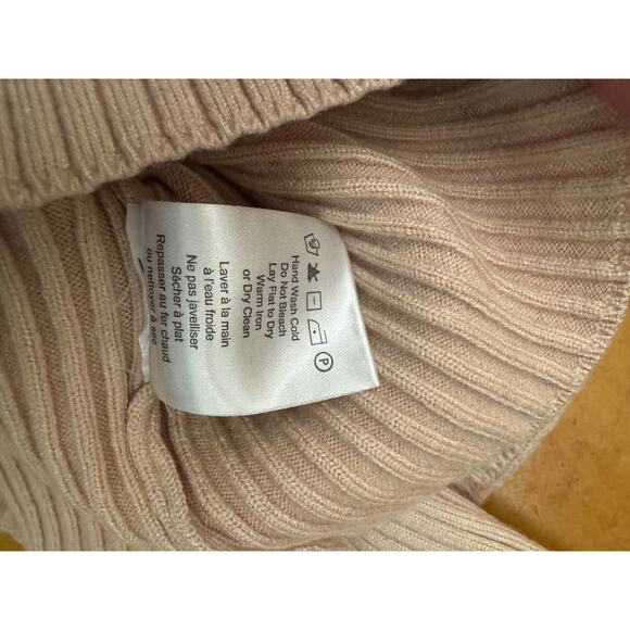 Heartloom SZ XS Knit Halter Top/Cream Ribbed Beaded Neckline Strapless Back Y2K - Picture 8 of 10